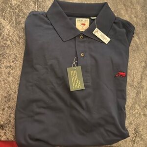 Perlis men’s large polo with crawfish logo